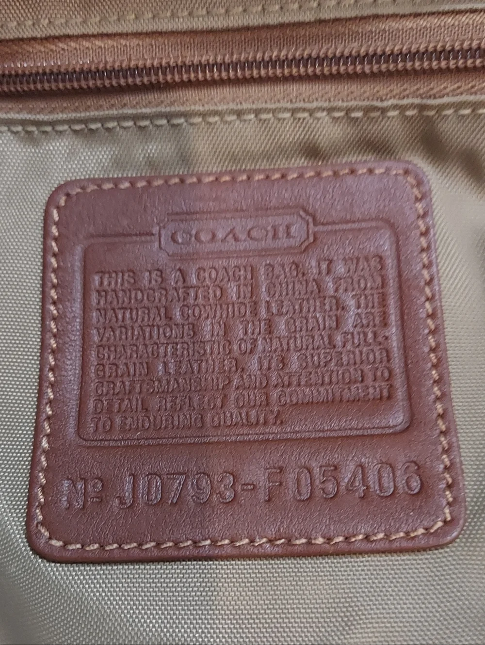 Coach Y2K Vintage Mens Soft Leather Travel Bag Toiletry Kit No. F05406 Like New